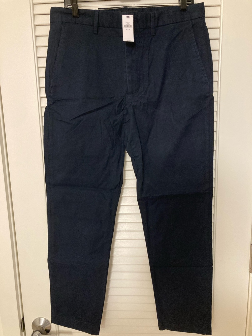 Banana Republic Navy Blue Lived-In Slim Chinos - Size 32 X 30